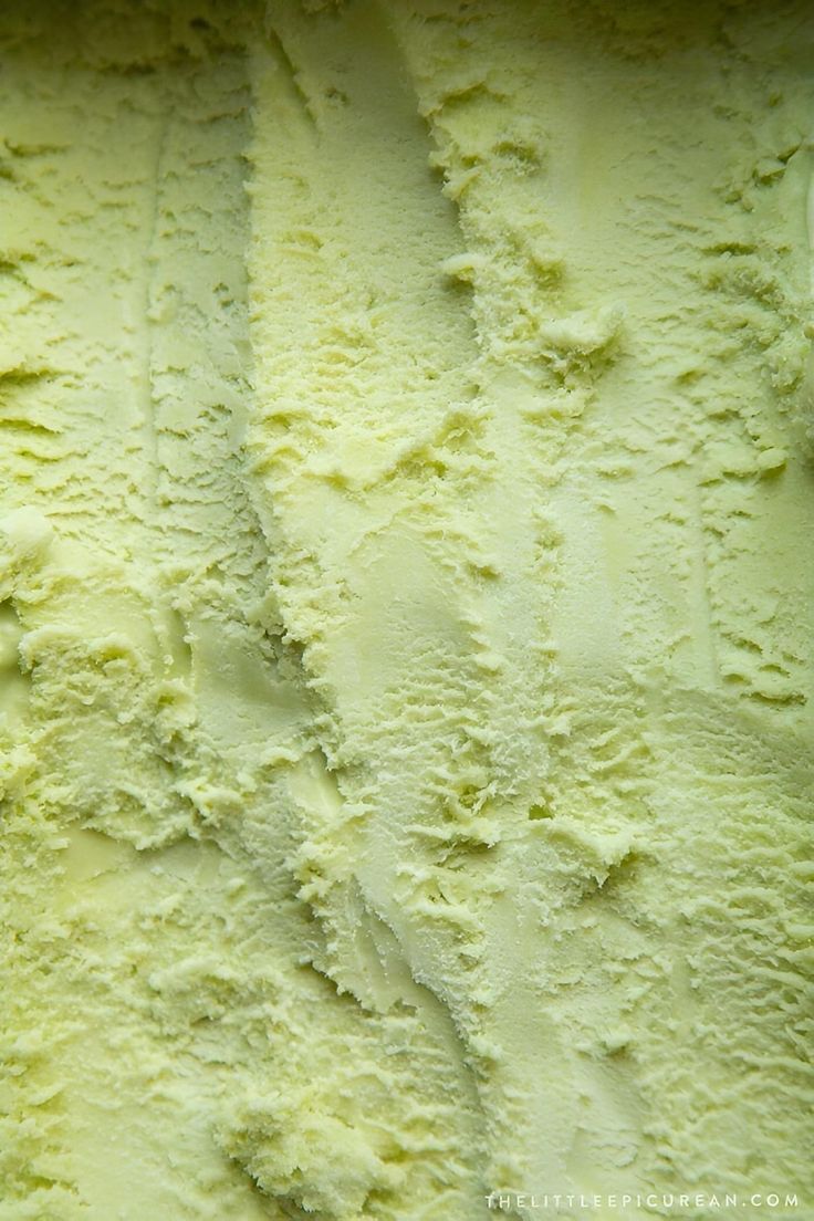 Moonji matcha ice cream with fresh botanicals